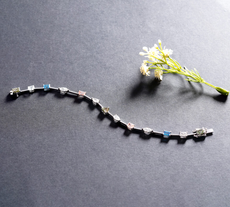 Spectrum Bloom Multi-Stone Bracelet