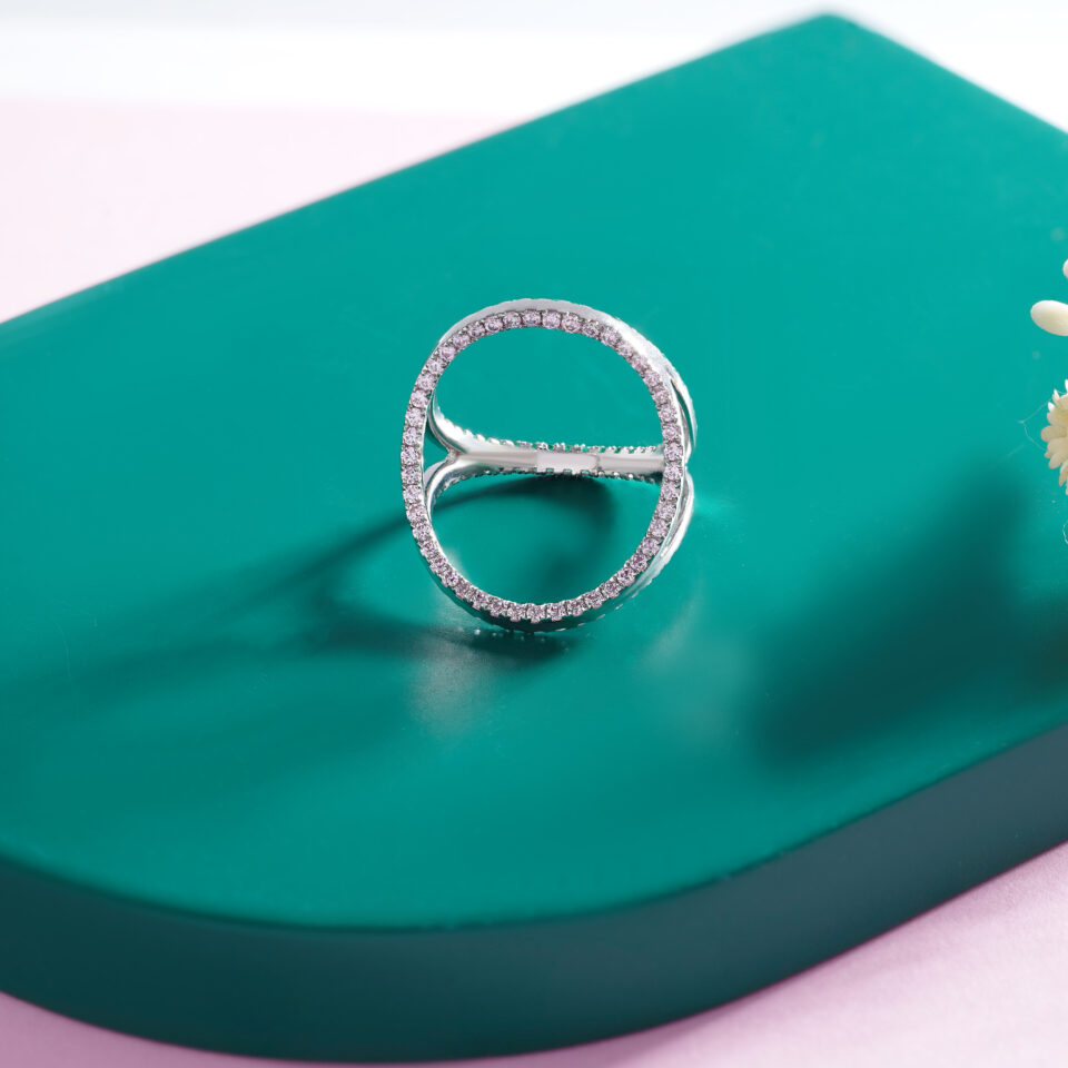 Stellar Prism Multi-Faceted Ring