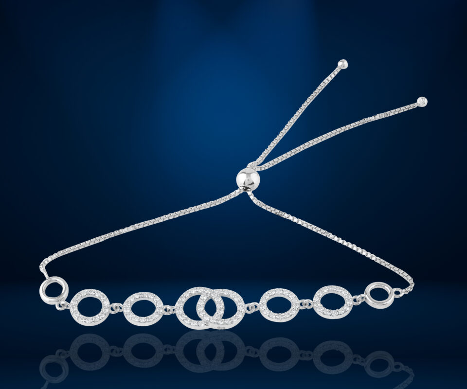 Infinite Loops Diamond Bracelet
