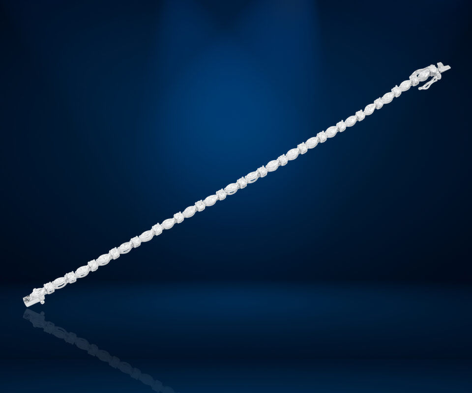 The Marquise Alternating Bracelet | Leaf Sparkle Bracelet