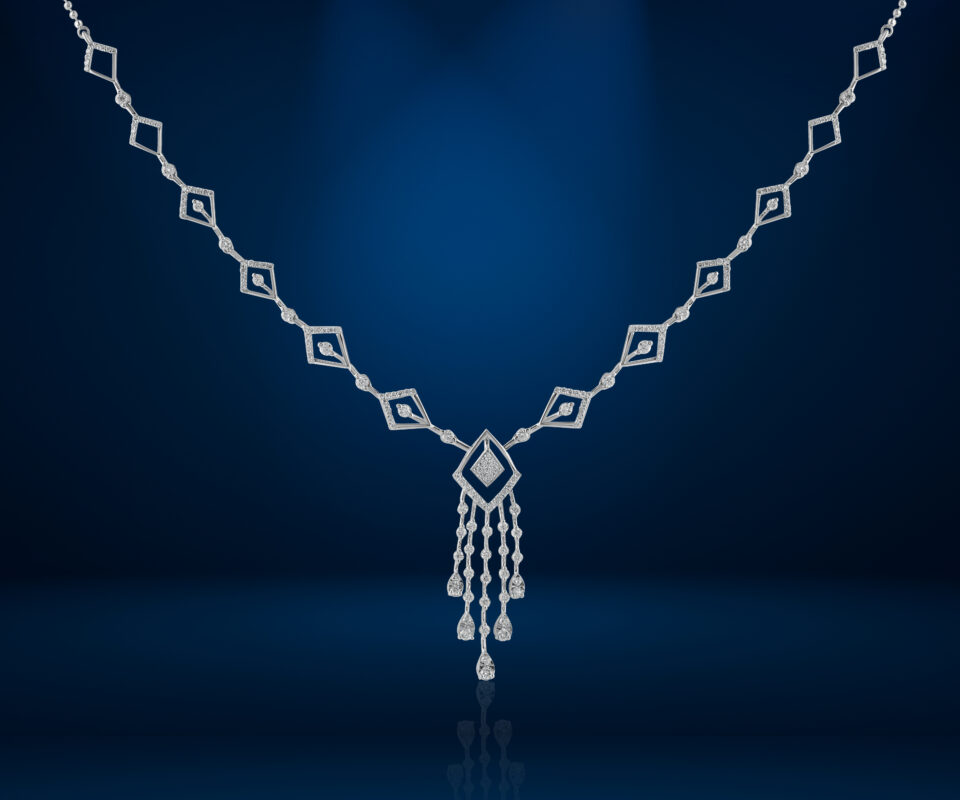 The Celeste Cascade Diamond Set