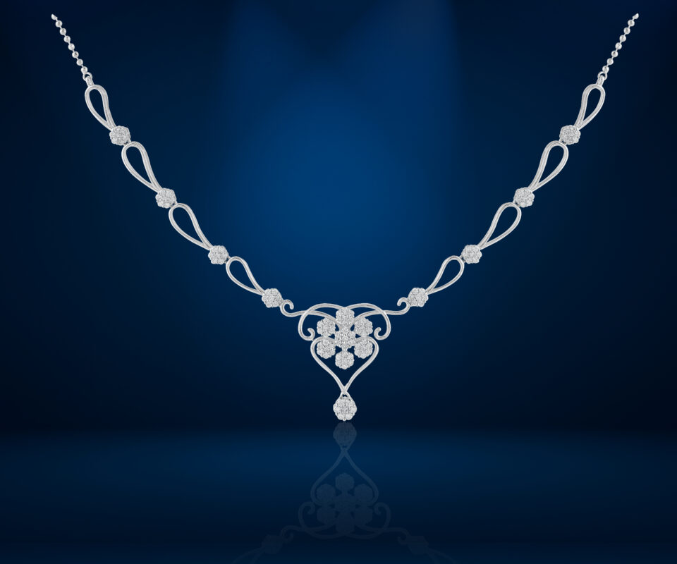 The Floral Waltz Necklace & Earrings Set