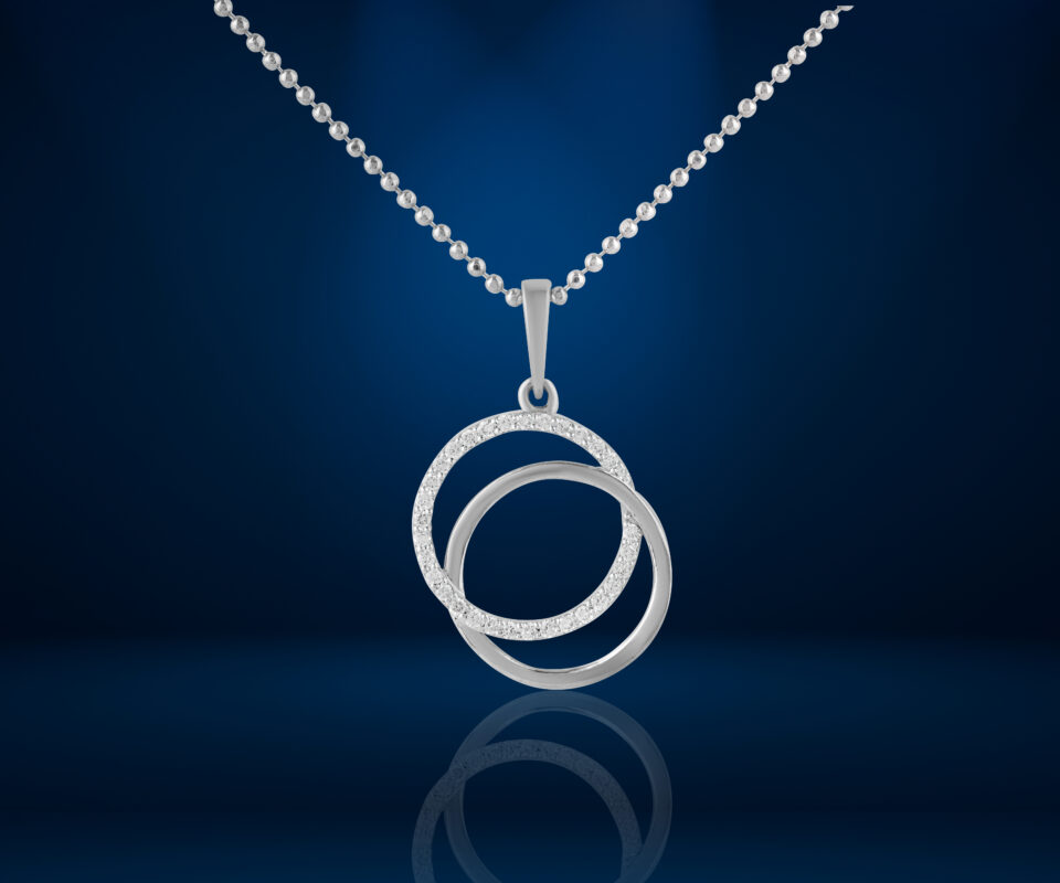 Dual Harmony Circle Necklace
