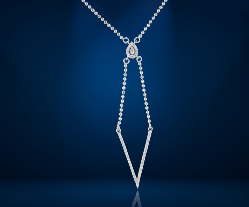 The Geometric V Pendant