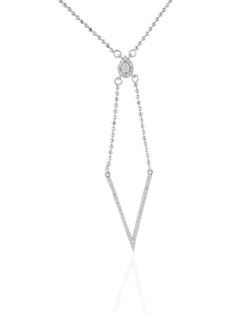 The Geometric V Pendant