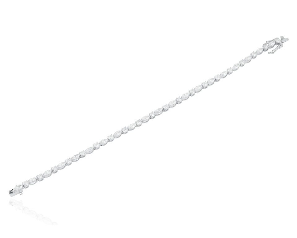 The Marquise Alternating Bracelet | Leaf Sparkle Bracelet