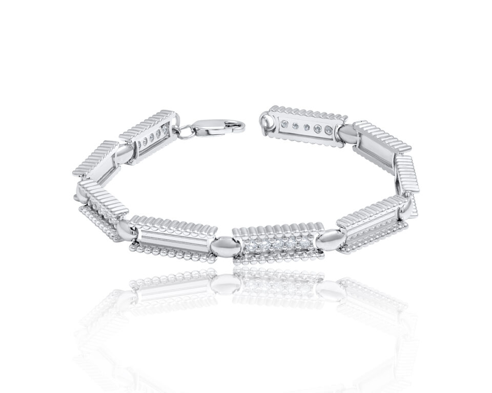 Empress Fluted Link Bracelet