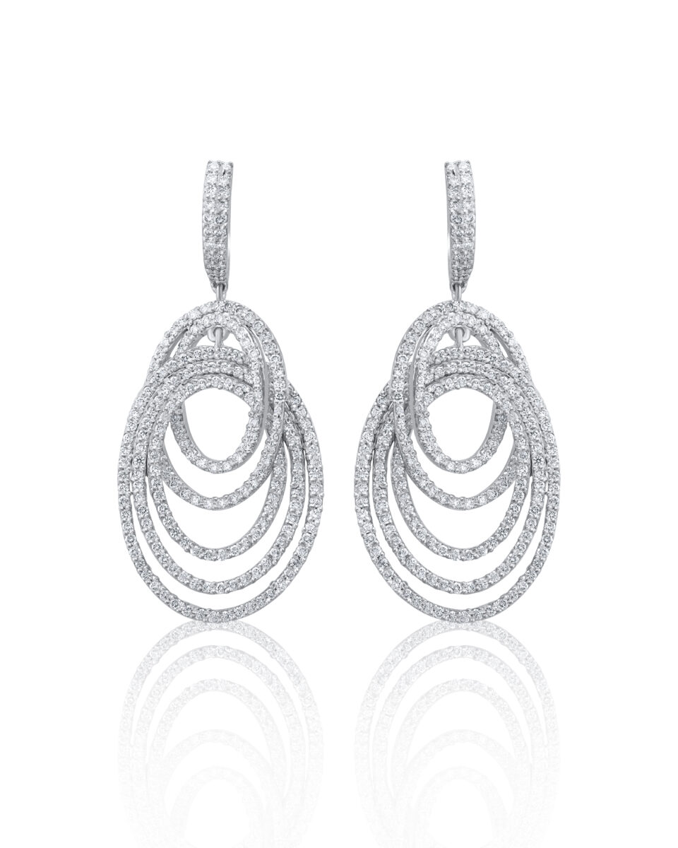 Halo Orbit Drop Earrings