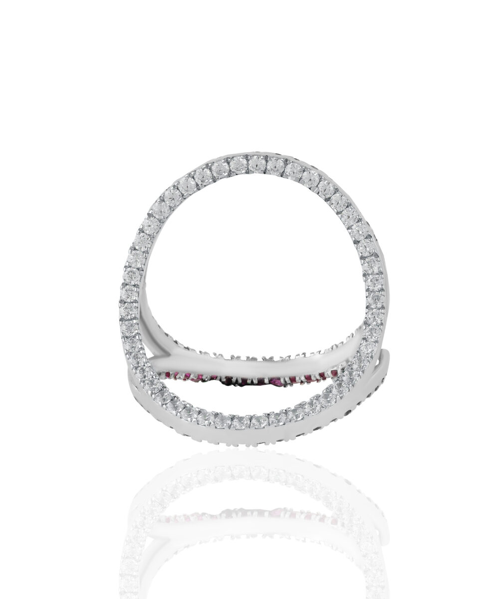 Stellar Prism Multi-Faceted Ring