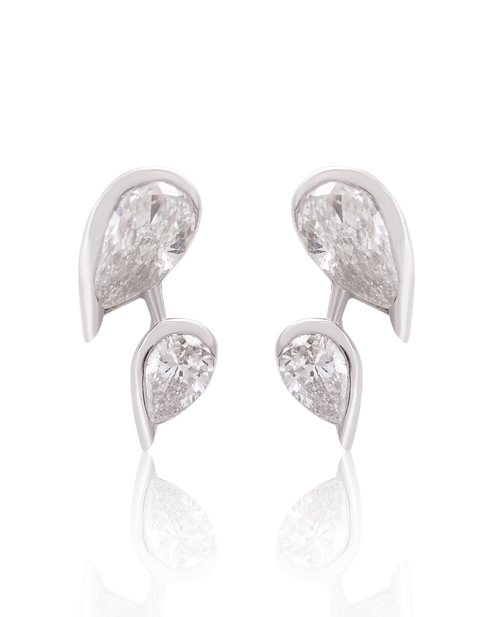 Celestial Dewdrop Stud Earrings