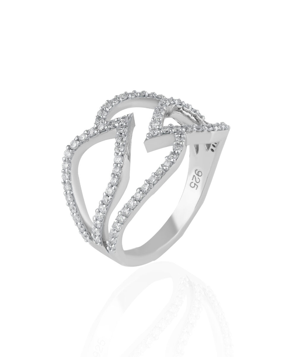 The Entwined Petal Ring