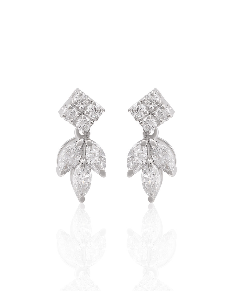 Majestic Marquise Leaf Earrings