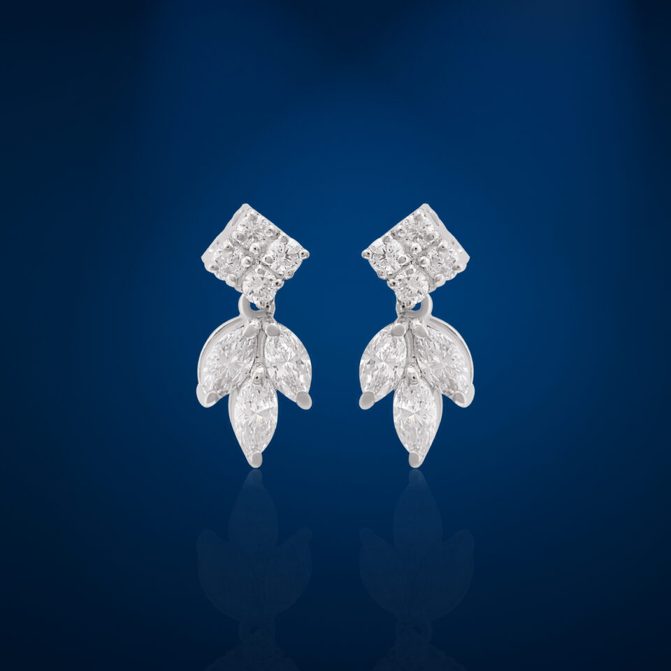 Majestic Marquise Leaf Earrings
