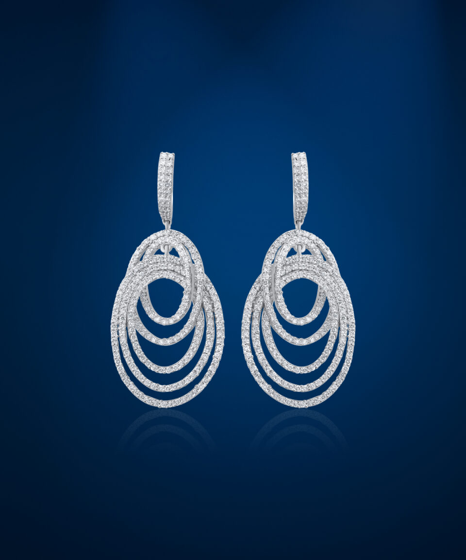 Halo Orbit Drop Earrings