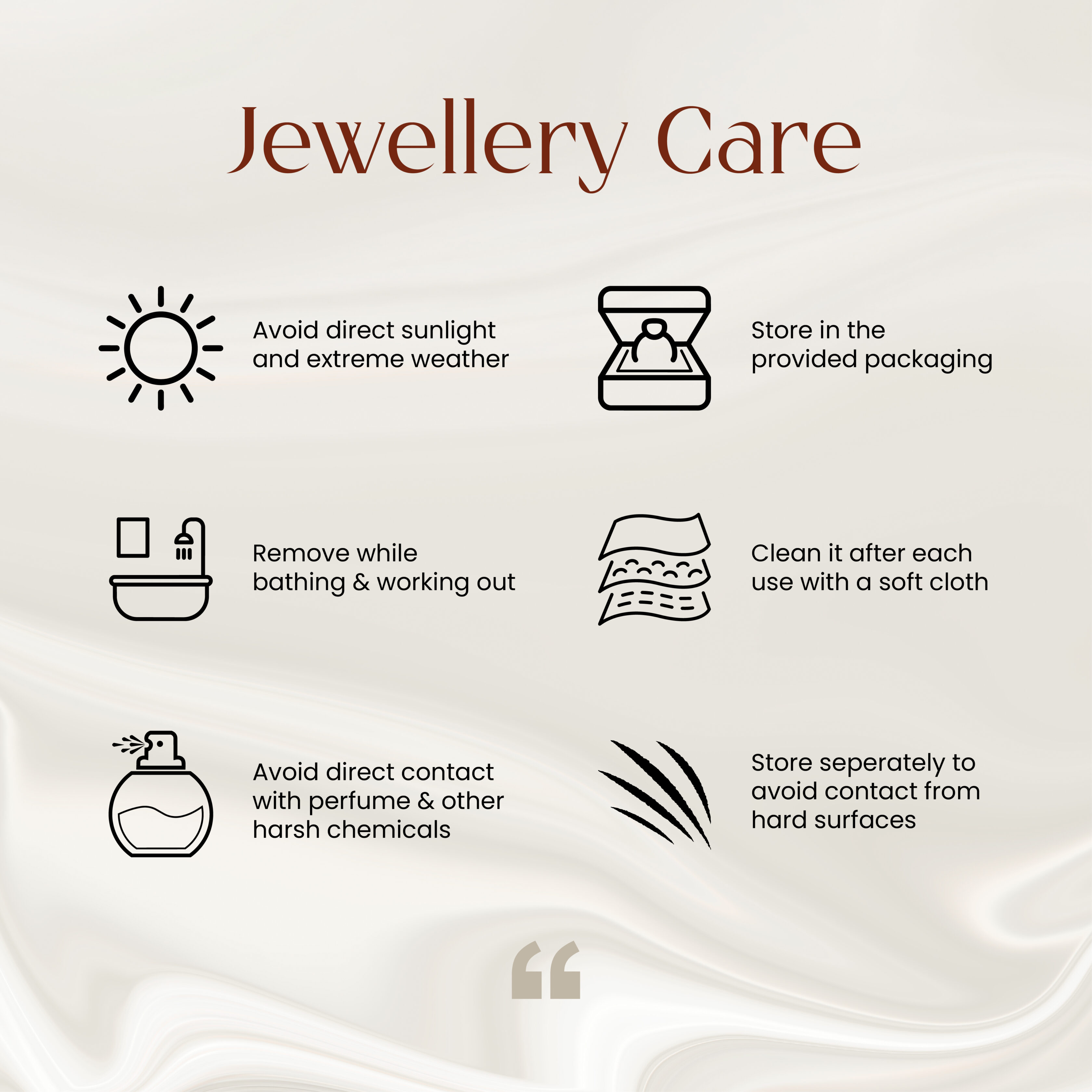 Jewelry Care Tips
